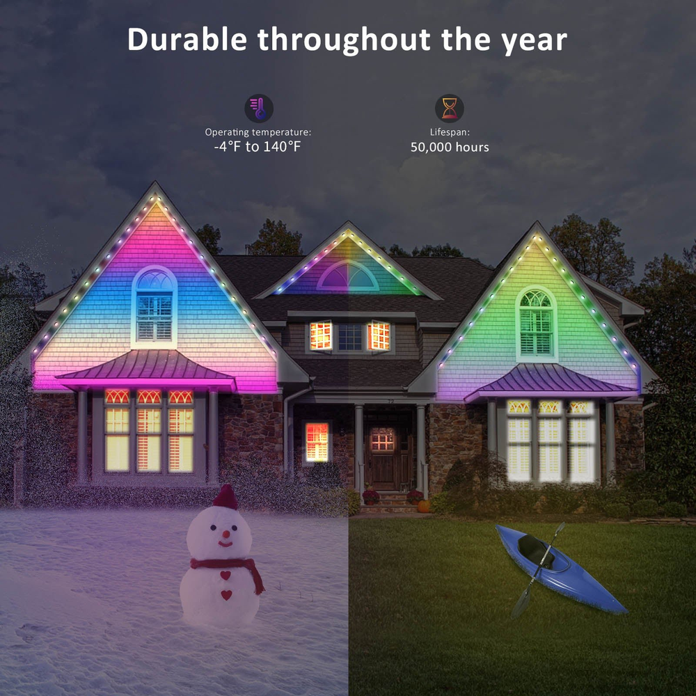 π
Early Christmas 49%OFF - Smart Rainbow LED Permanent Outdoor Light - Smartlight π